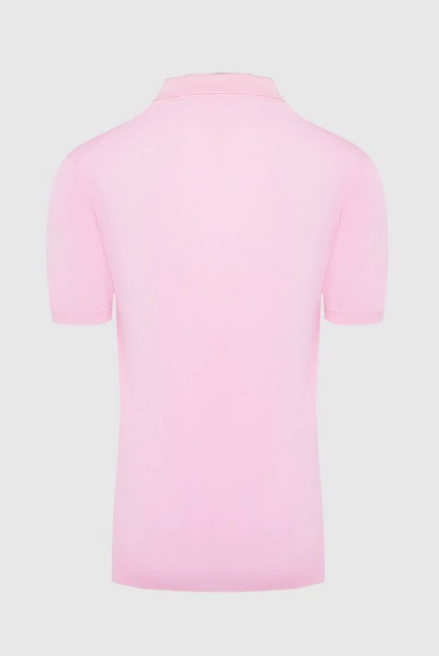 Kiton man cotton polo pink for men купить с ценами и фото 144560 - photo 2