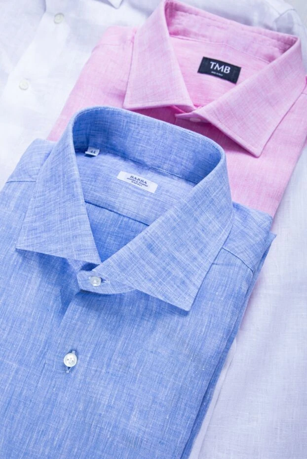 Tombolini men's linen shirt, light pink
144591 - photo 2