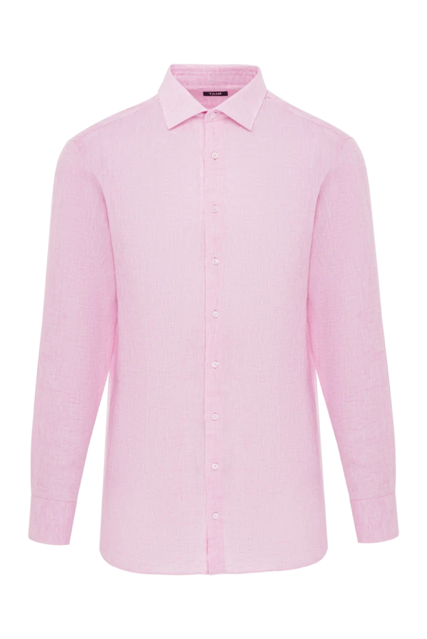 Men's linen shirt, light pink
- photo 1