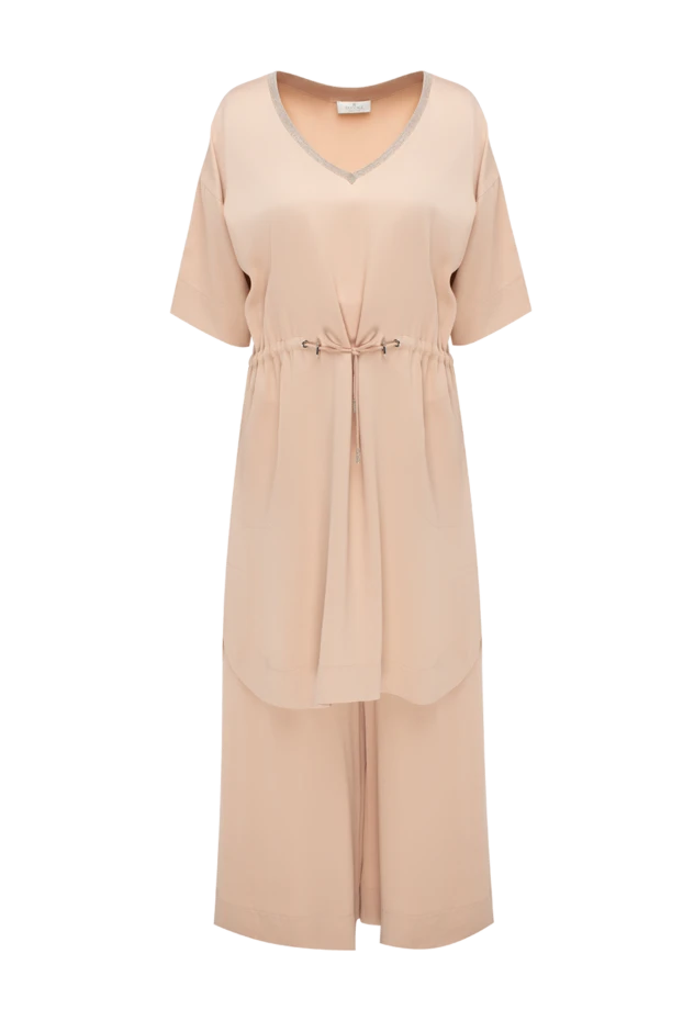 Panicale woman beige women's walking suit made of acrylic and viscose купить с ценами и фото 144597 - photo 1