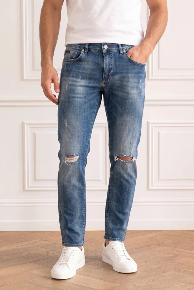 Dolce & Gabbana blue cotton jeans for men 144630 - photo 1