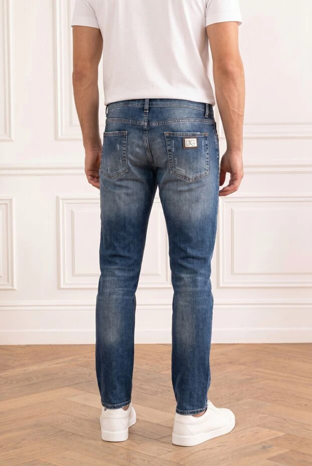 Dolce & Gabbana blue cotton jeans for men 144630 - photo 2
