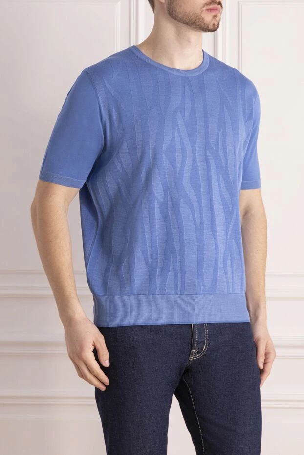 Stefano Ricci summer knitted cotton jumper with a relief pattern 144663 - photo 3