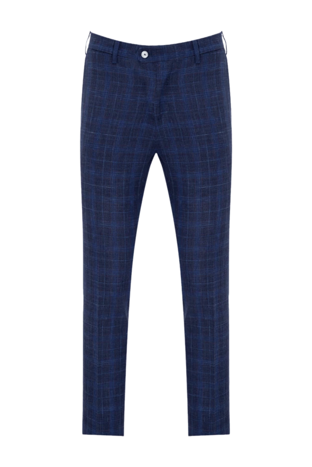 Cesare di Napoli man men's blue trousers купить с ценами и фото 144720 - photo 1