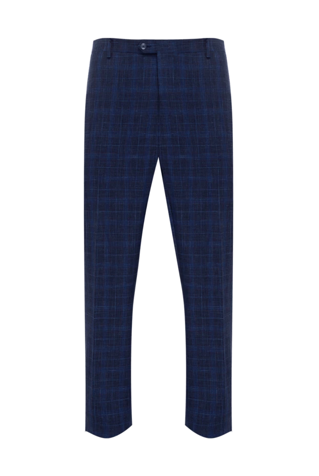 Cesare di Napoli man men's blue trousers купить с ценами и фото 144721 - photo 1