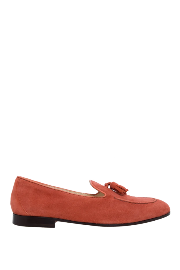 Doucal`s woman red suede loafers for women купить с ценами и фото 144724 - photo 1