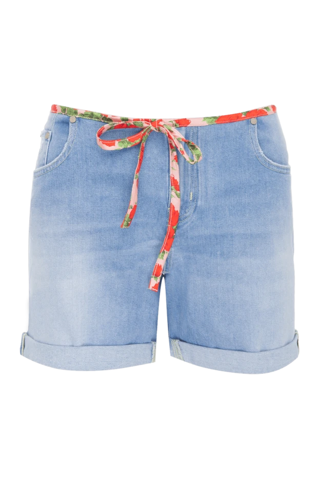 Jacob Cohen woman blue cotton shorts for women купить с ценами и фото 144735 - photo 1