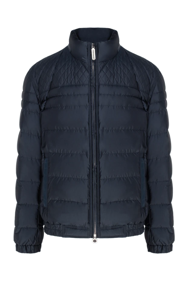 Куртка из шелка синяя мужская - фото 1