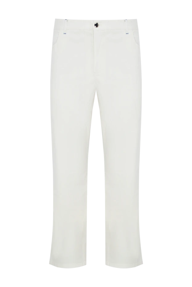 Zilli man cotton and polyester jeans white for men купить с ценами и фото 144963 - photo 1