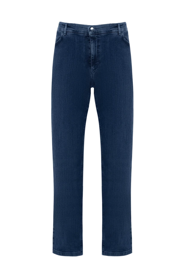 Zilli man blue cotton jeans for men купить с ценами и фото 144993 - photo 1