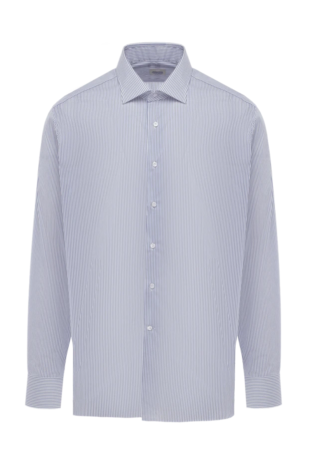 Alessandro Gherardi man men's blue shirt купить с ценами и фото 145039 - photo 1