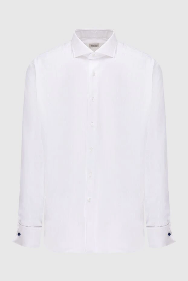 Alessandro Gherardi man white cotton shirt for men купить с ценами и фото 145041 - photo 1