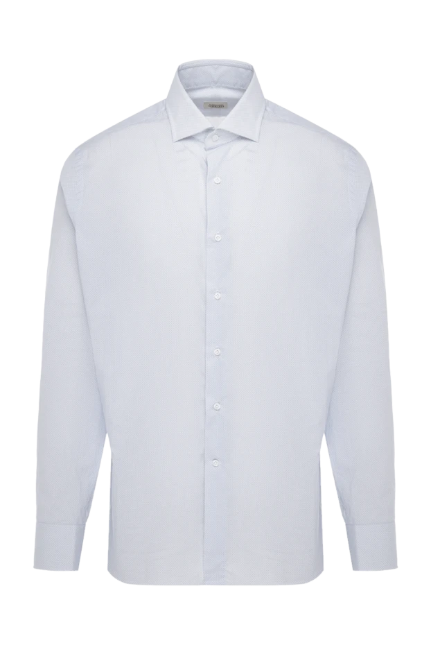 Alessandro Gherardi man blue cotton shirt for men купить с ценами и фото 145052 - photo 1