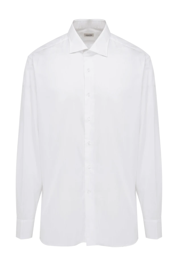 Alessandro Gherardi man white cotton shirt for men купить с ценами и фото 145054 - photo 1