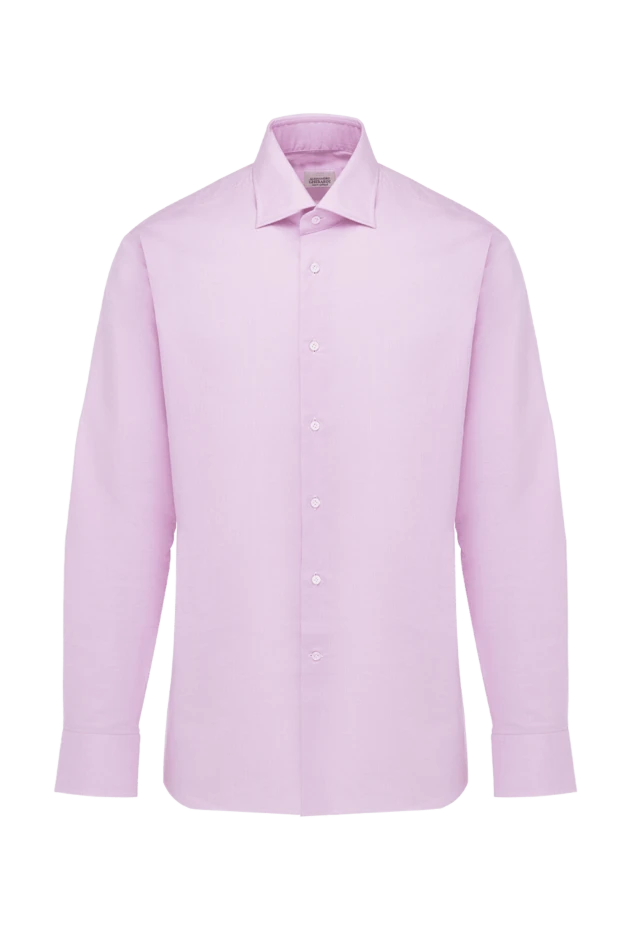 Alessandro Gherardi man pink cotton shirt for men купить с ценами и фото 145056 - photo 1