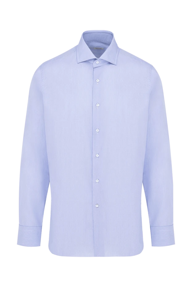 Alessandro Gherardi man blue cotton shirt for men купить с ценами и фото 145060 - photo 1