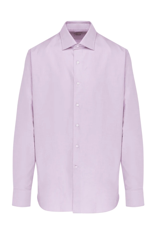 Alessandro Gherardi man pink cotton shirt for men купить с ценами и фото 145062 - photo 1