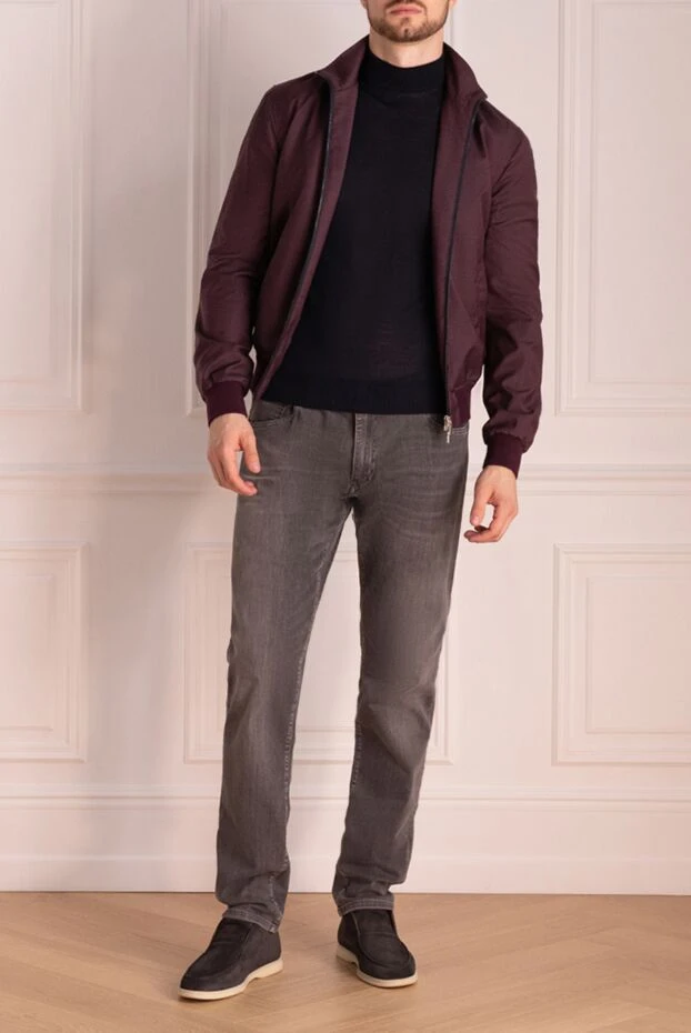 Tombolini man burgundy wool jacket for men купить с ценами и фото 145073 - photo 2