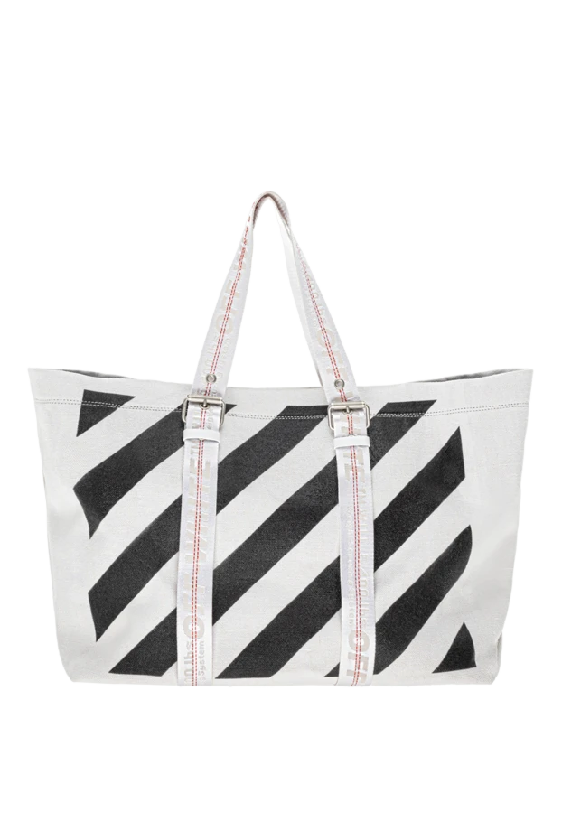 Off-White woman white linen bag for women купить с ценами и фото 145118 - photo 1