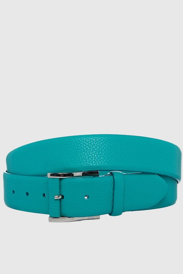 Cesare di Napoli man green leather belt for men купить с ценами и фото 145181 - photo 1