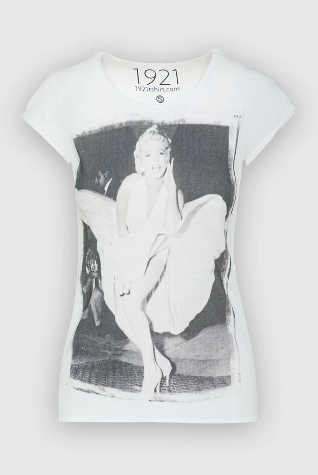 1921 T-Shirt Әйелдер әйелдерге арналған ақ мақтадан жасалған футболка купить с ценами и фото 145231 - фото 1