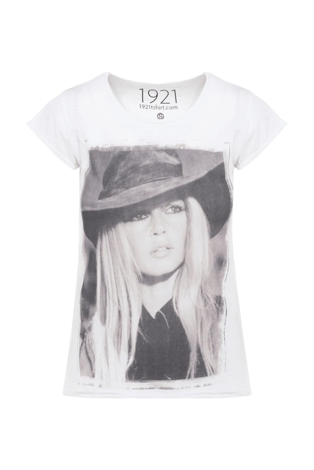 1921 T-Shirt woman white cotton t-shirt for women купить с ценами и фото 145234 - photo 1