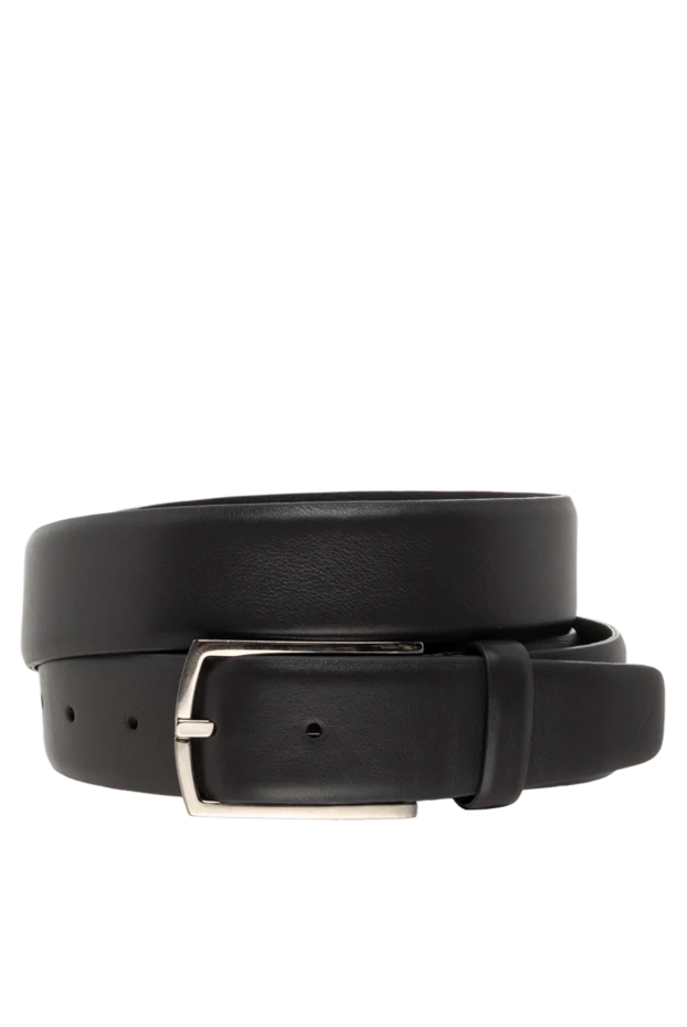 Cesare di Napoli man gray leather belt for men купить с ценами и фото 145344 - photo 1