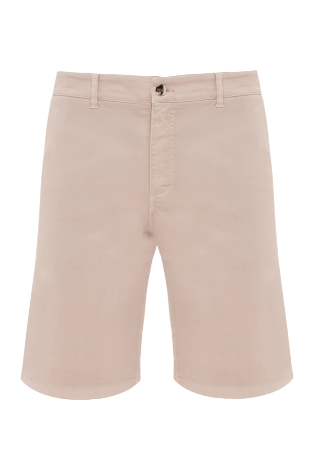 Zilli man beige cotton shorts for men купить с ценами и фото 145369 - photo 1