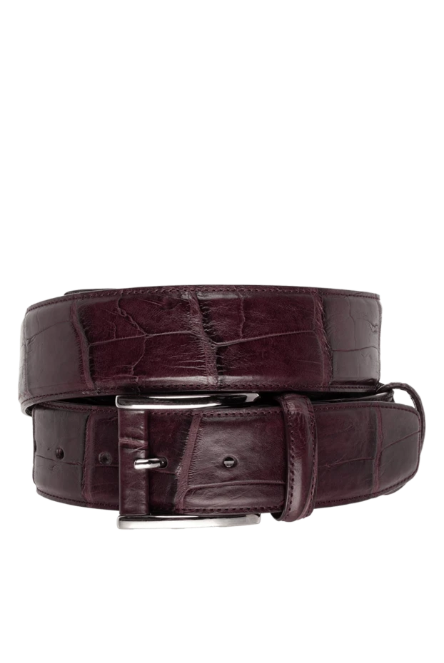 Tardini man purple crocodile leather belt for men купить с ценами и фото 145464 - photo 1