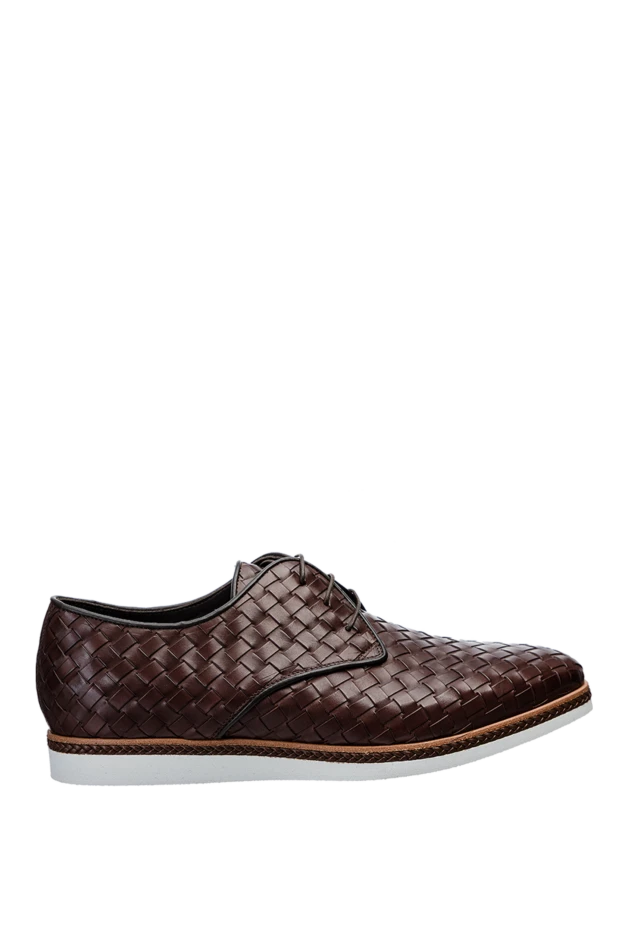 Cesare di Napoli man brown leather men's shoes купить с ценами и фото 145483 - photo 1