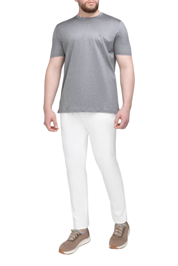 Billionaire man gray cotton t-shirt for men купить с ценами и фото 145488 - photo 2