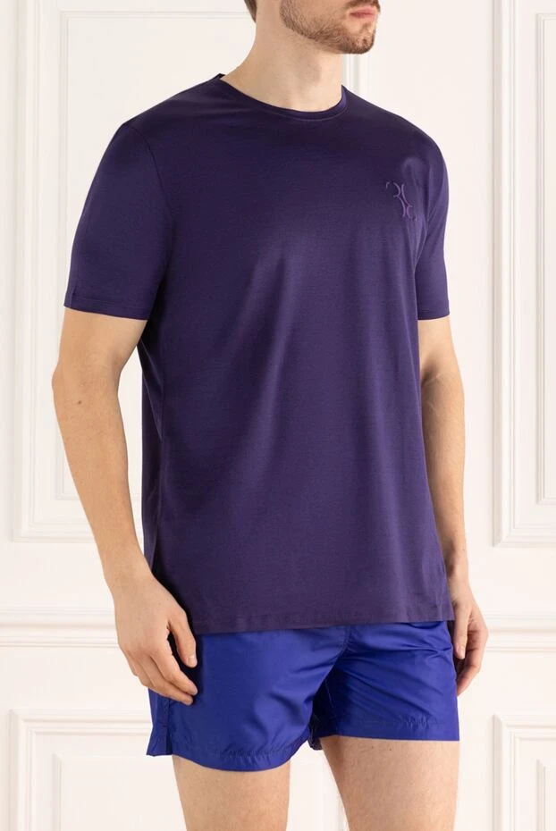 Billionaire man purple cotton t-shirt for men купить с ценами и фото 145507 - photo 2