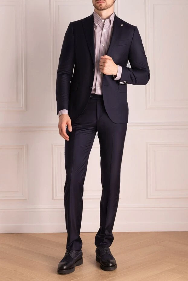 Sartoria Latorre man gray wool men's suit купить с ценами и фото 145512 - photo 2