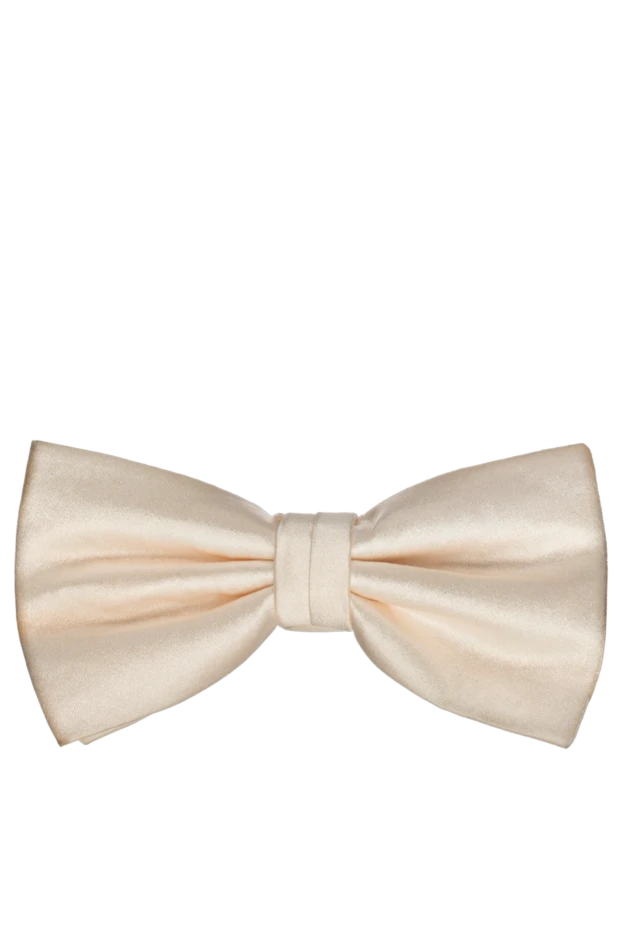 Canali man white silk the bow tie for men купить с ценами и фото 145624 - photo 1