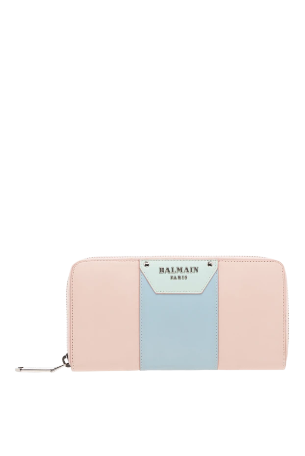 Balmain woman pink leather wallet for women купить с ценами и фото 146330 - photo 1