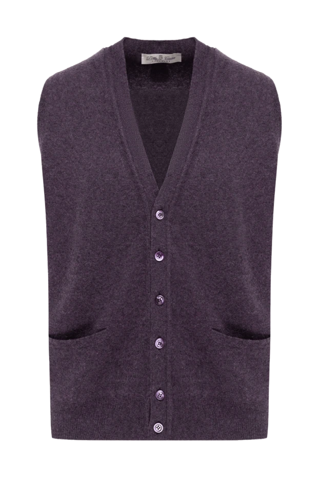 Della Ciana man men's cashmere vest purple купить с ценами и фото 146366 - photo 1