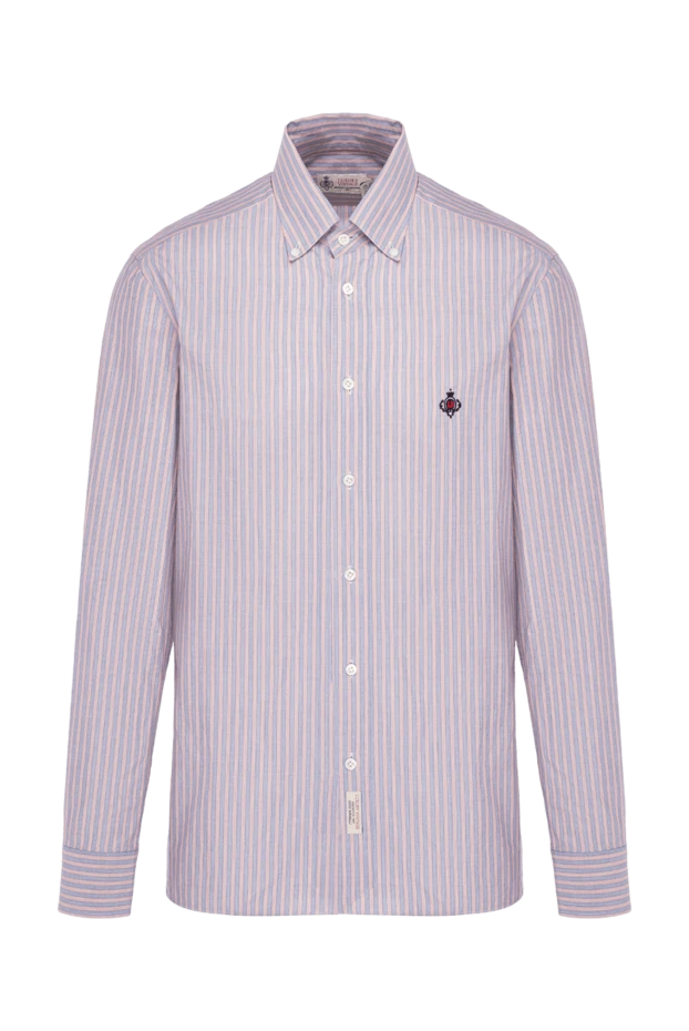 Borrelli man men's beige cotton shirt купить с ценами и фото 146370 - photo 1