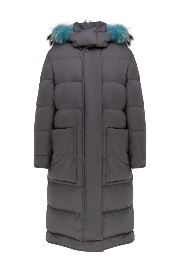 Gallotti woman women's gray polyester down jacket купить с ценами и фото 146455 - photo 1