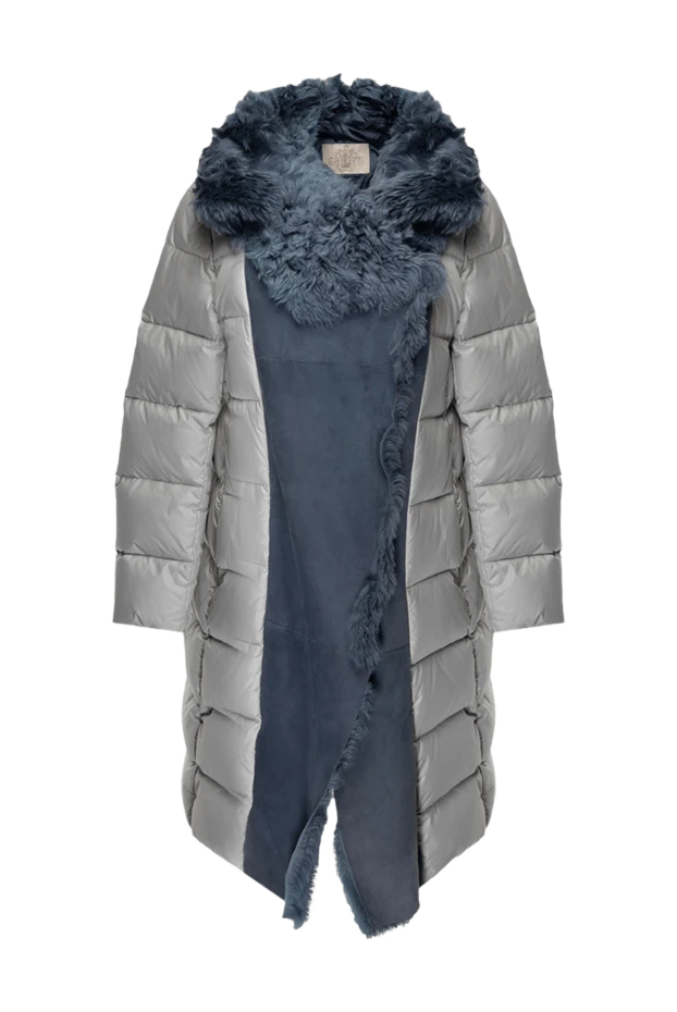 Gallotti woman women's blue polyester down jacket купить с ценами и фото 146464 - photo 1