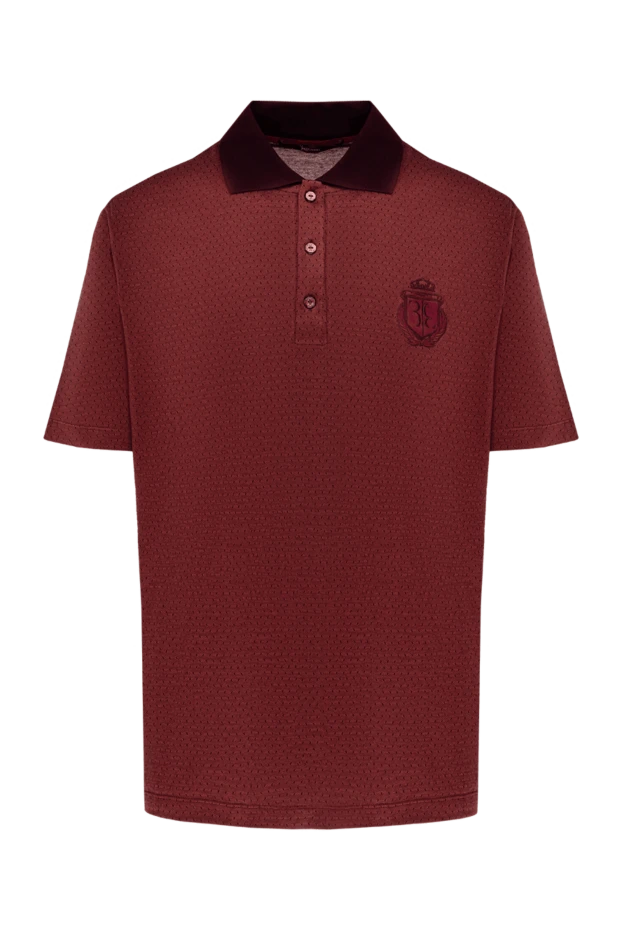 Billionaire man cotton long sleeve polo red for men купить с ценами и фото 146483 - photo 1