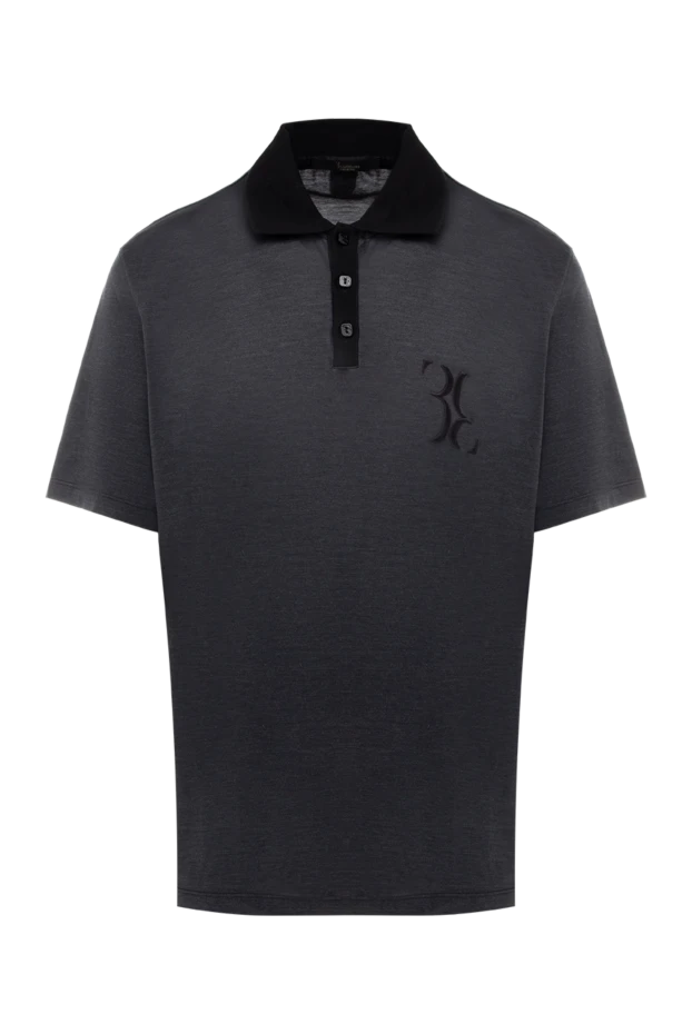 Billionaire man silk and cotton polo gray for men купить с ценами и фото 146494 - photo 1