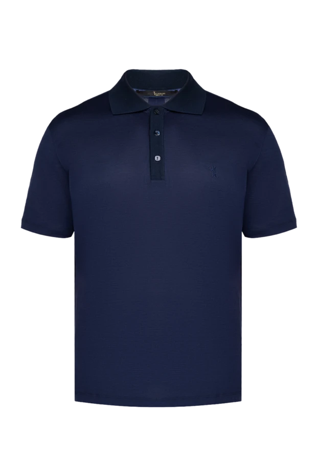 Billionaire man cotton polo blue for men купить с ценами и фото 146495 - photo 1