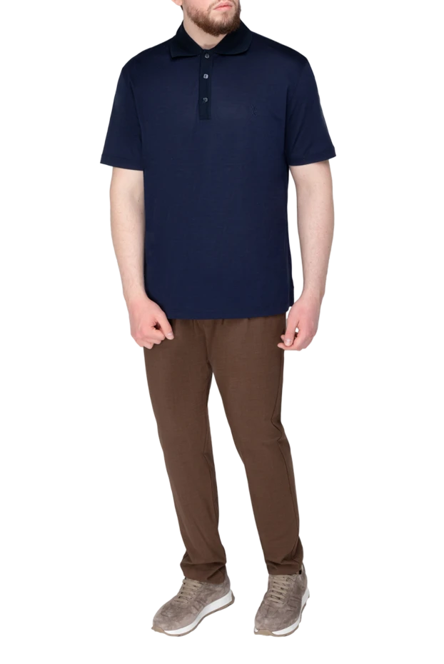 Billionaire man cotton polo blue for men купить с ценами и фото 146495 - photo 2