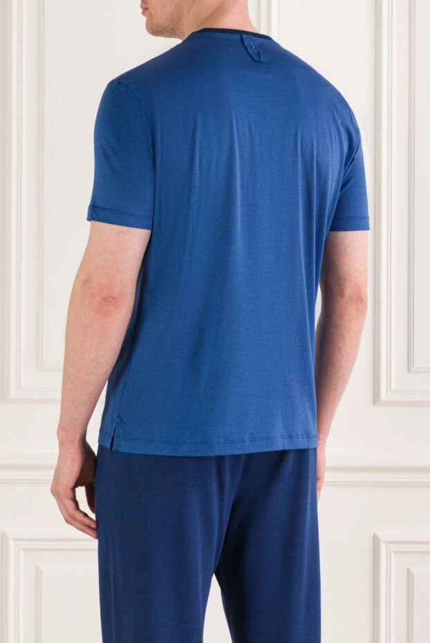 Billionaire футболка из хлопка синяя мужская 146518 - фото 3