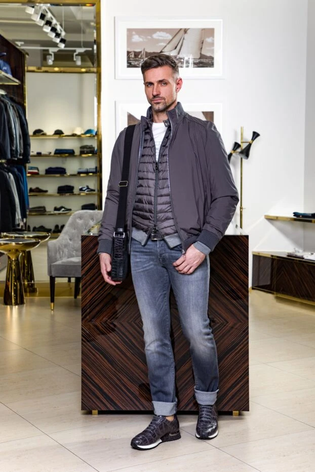 Cesare di Napoli шоколадты реңктегі шынайы қолтырауын былғарыдан жасалған ерлер кроссовкалары
146537 - фото 2