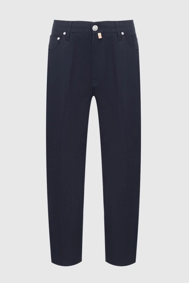 Corneliani man black wool trousers for men купить с ценами и фото 146664 - photo 1