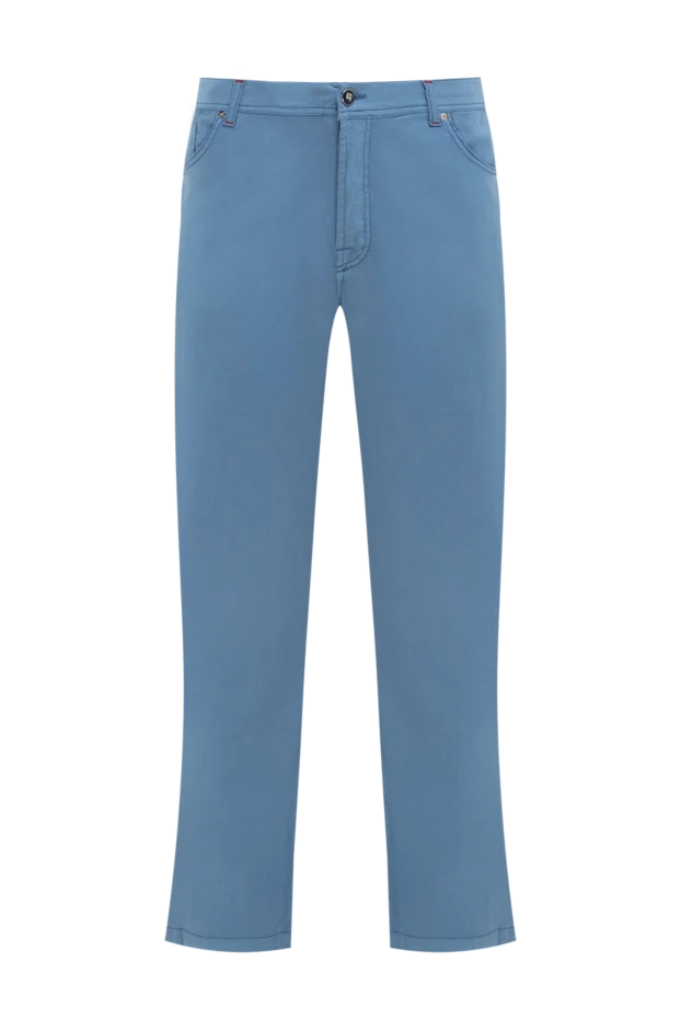 Cesare di Napoli man men's blue trousers купить с ценами и фото 146687 - photo 1