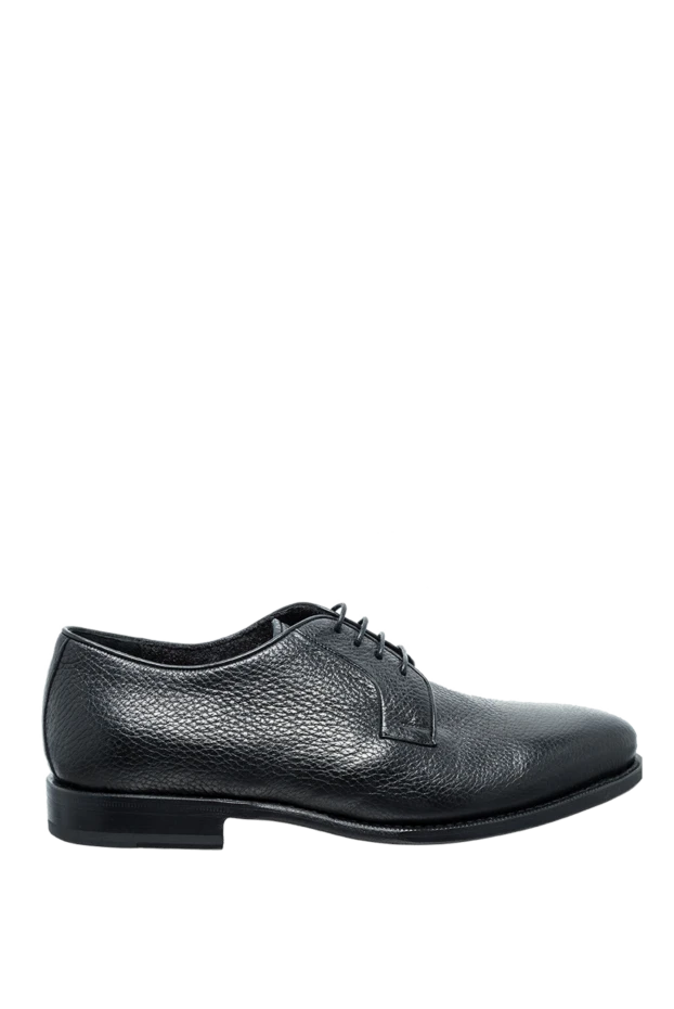 Cesare di Napoli man men's black leather shoes купить с ценами и фото 146726 - photo 1