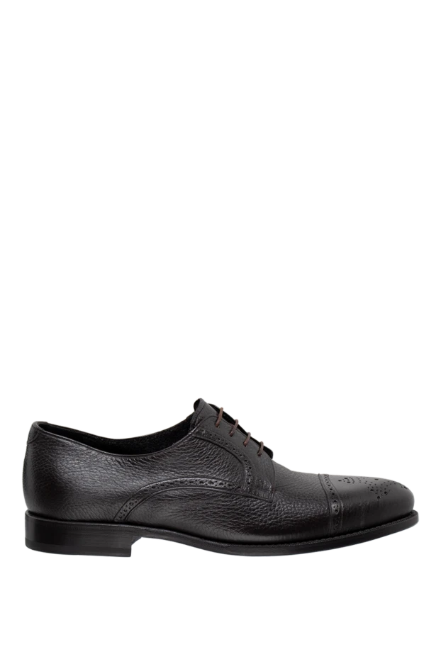 Cesare di Napoli man men's black leather shoes купить с ценами и фото 146731 - photo 1