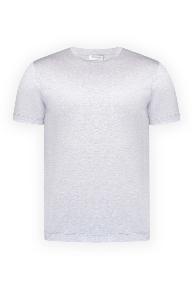 Bilancioni man gray cotton t-shirt for men купить с ценами и фото 146756 - photo 1